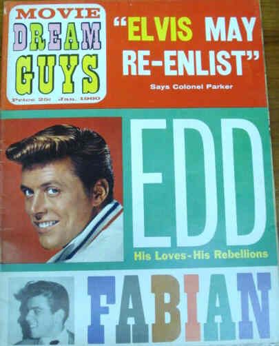 MOVIE DREAM GUYS magazine side cover January 1960